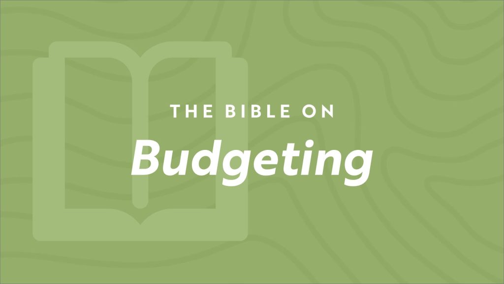 Bible Icon and the title of the reading plan - "The Bible on Budgeting"
