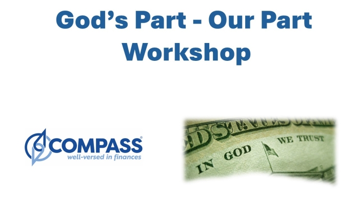 God's pat and our part webinar logo